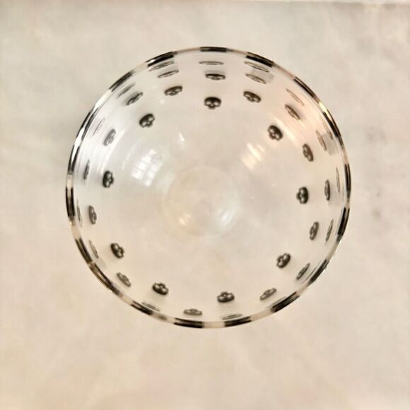 Burton+Burton Unisex Skull Print Stemless Novelty Wine Glass Clear & Black XL - Picture 2 of 2